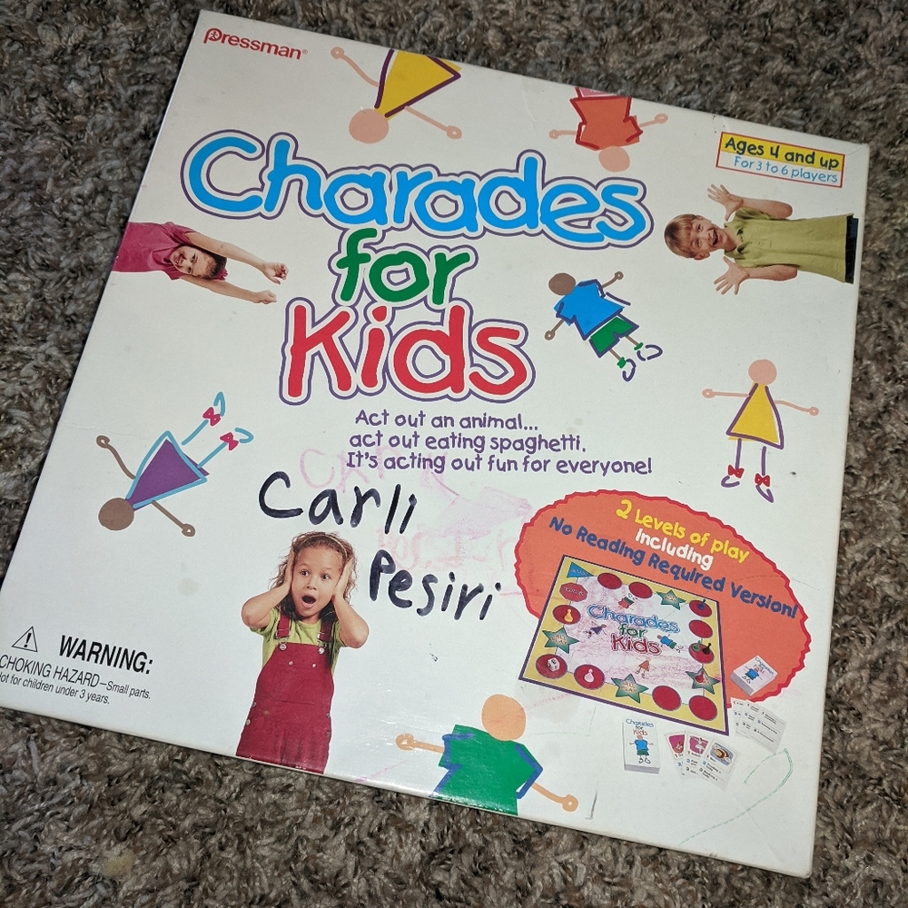 Charades For Kids (Boardgame)